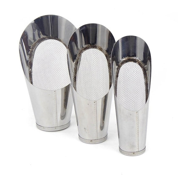 Pala Conica Inox. con cedazo