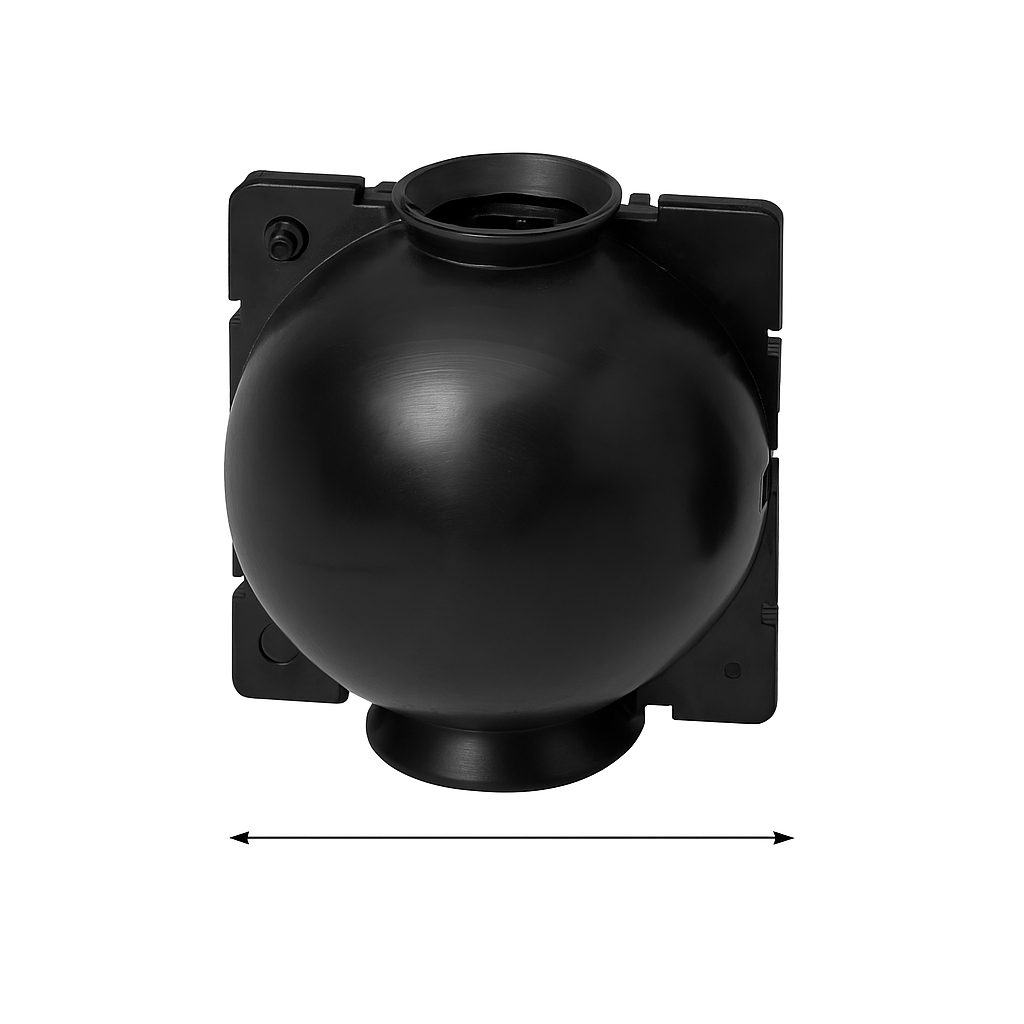 Bola de acodo negra