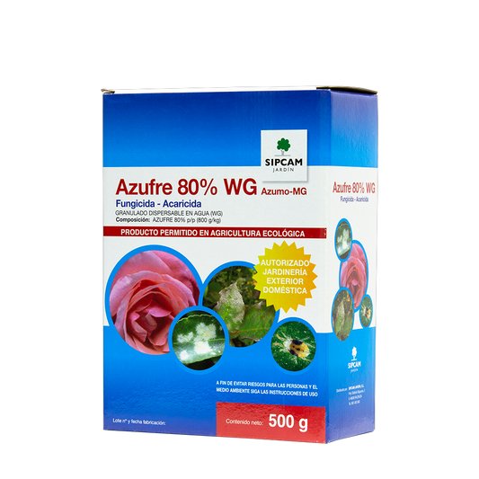 Azufre 80 WG Mojable Antioidio/Antiacaros 50 gr
