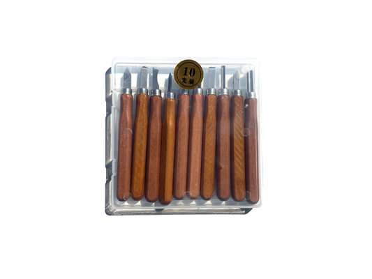 Kit de Formones de Precisión para Bonsái – 10 piezas