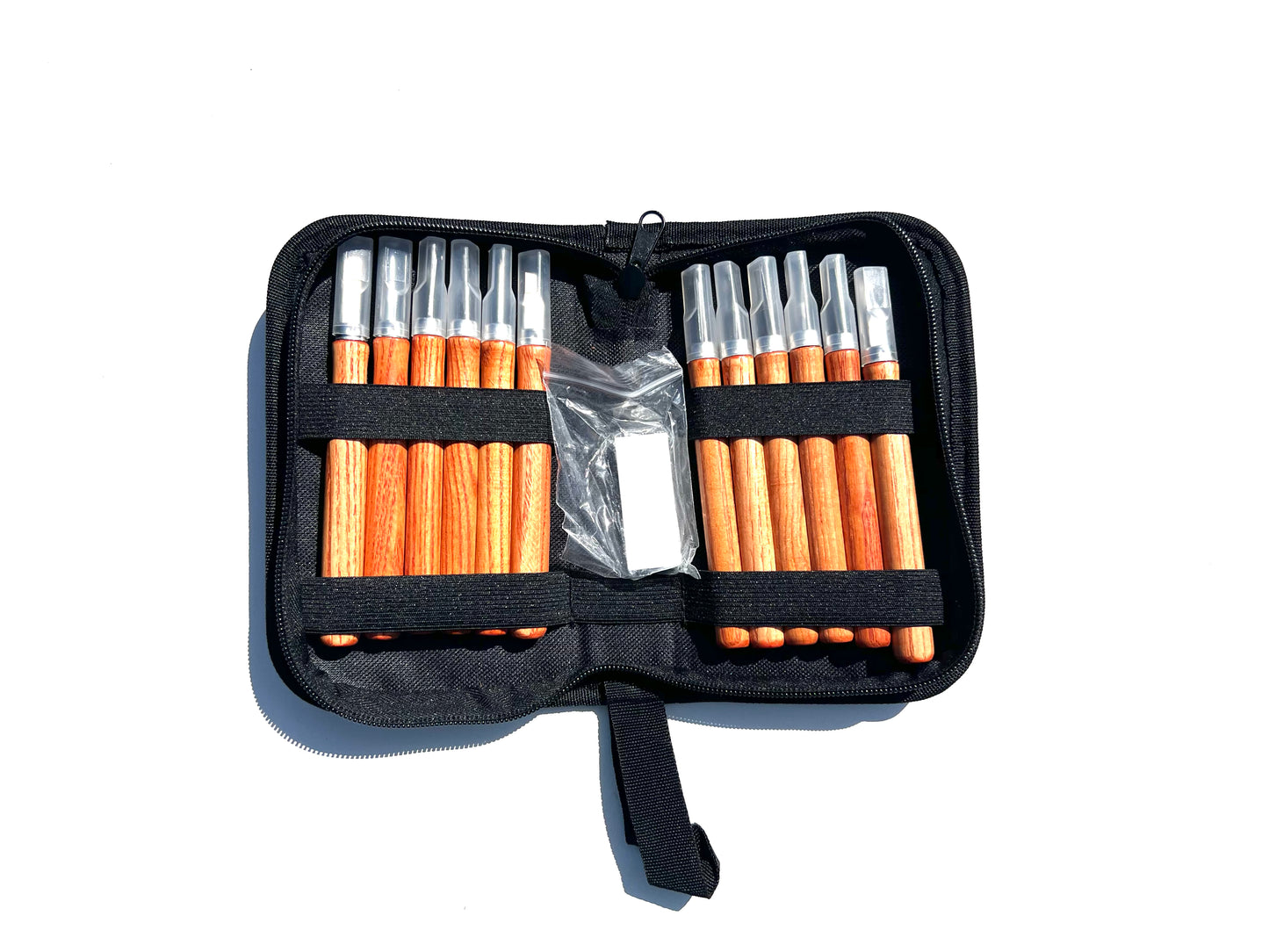 Kit de Tallado para Bonsái – 12 Formones + Limpiador de Herramientas)