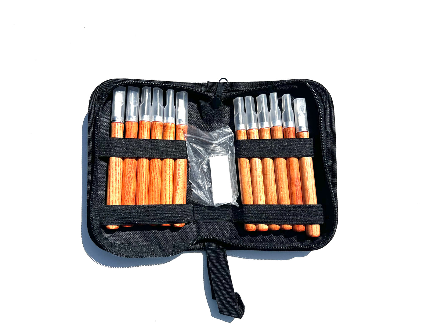 Kit de Tallado para Bonsái – 12 Formones + Limpiador de Herramientas)