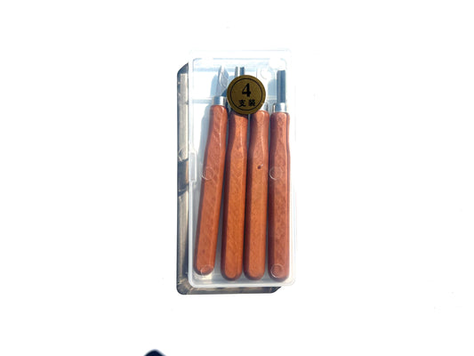 Kit de Formones de Precisión para Bonsái – 4 piezas