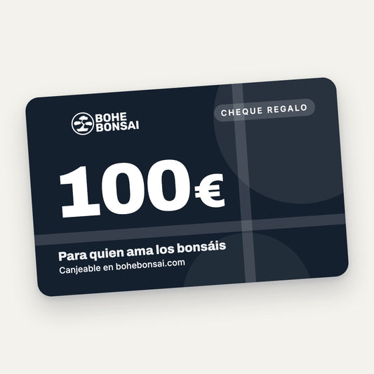 Cheque regalo BoheBonsai de 100 euros