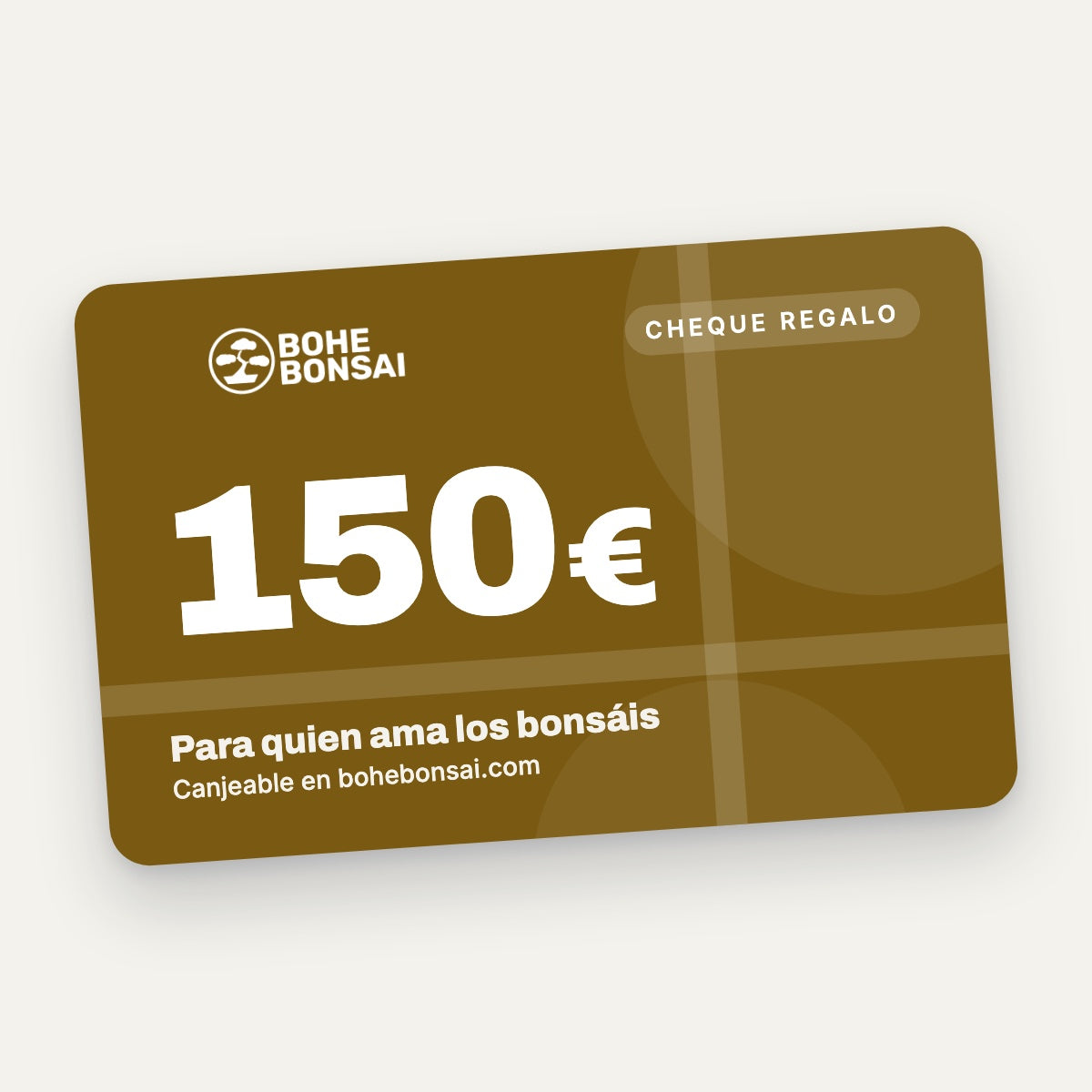 Cheque regalo BoheBonsai de 150 euros