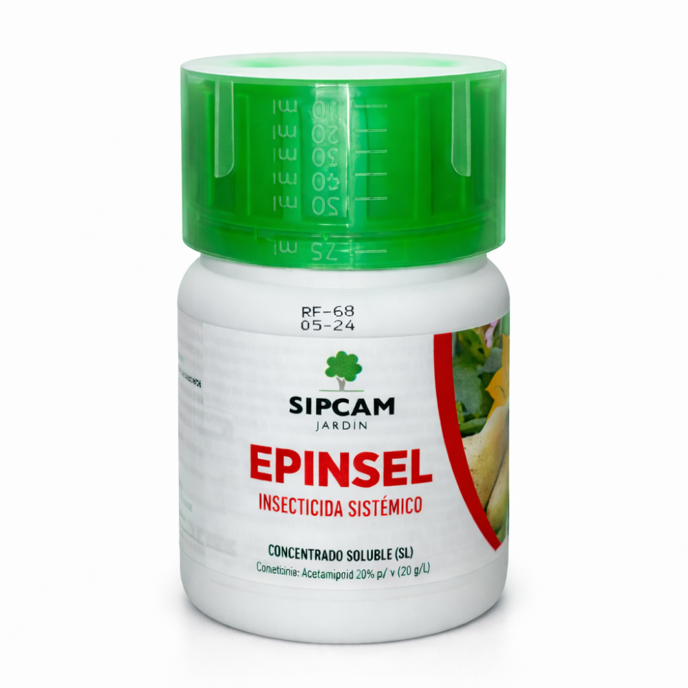 EPINSEL INSECTICIDA SISTÉMICO: CONTROL TOTAL DE PULGÓN, MOSCA BLANCA Y COCHINILLA - 100ML